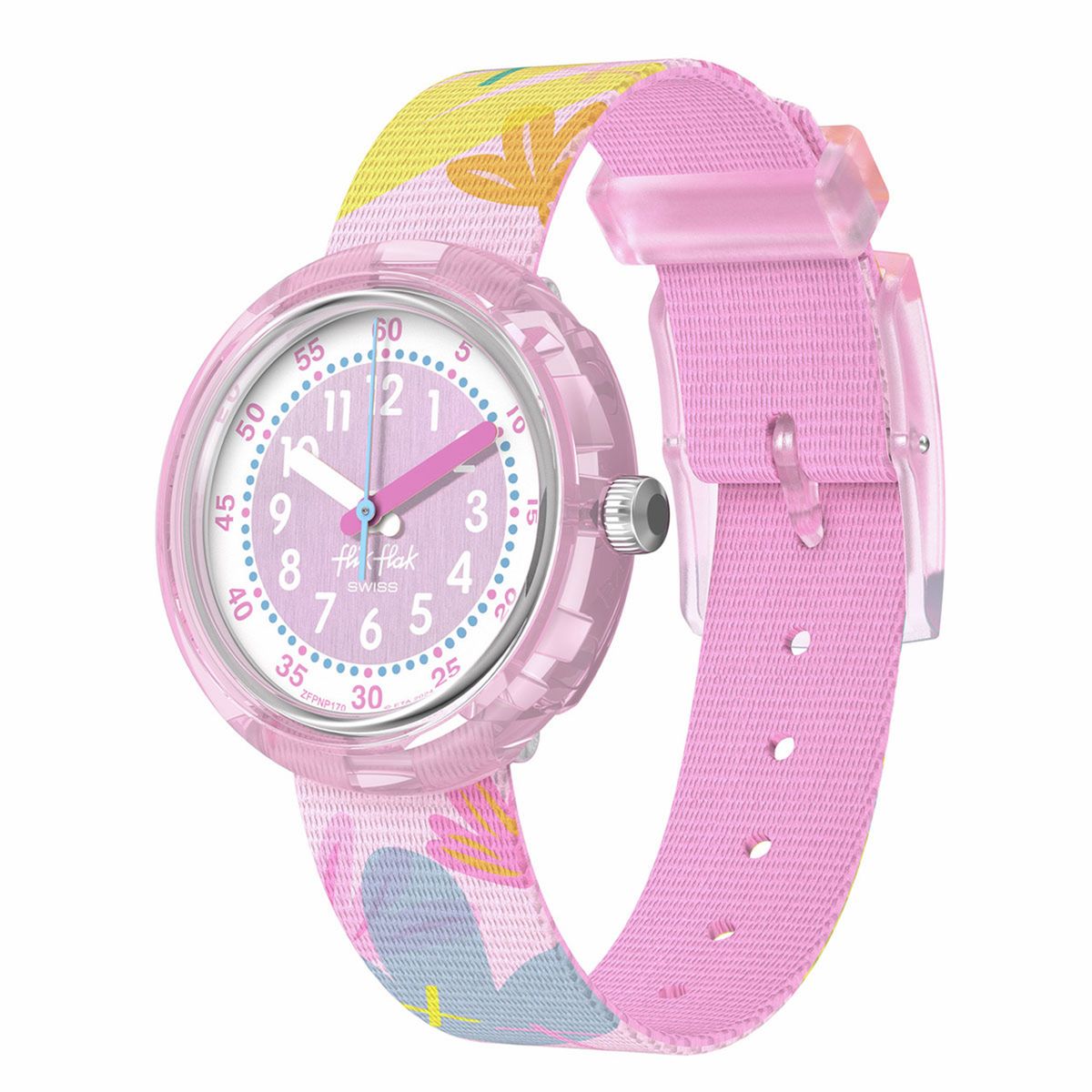 FLIK FLAK - Reloj Flik Flak Niña Pastel Paradise. Reloj Plastico Rosado ZFPNP170