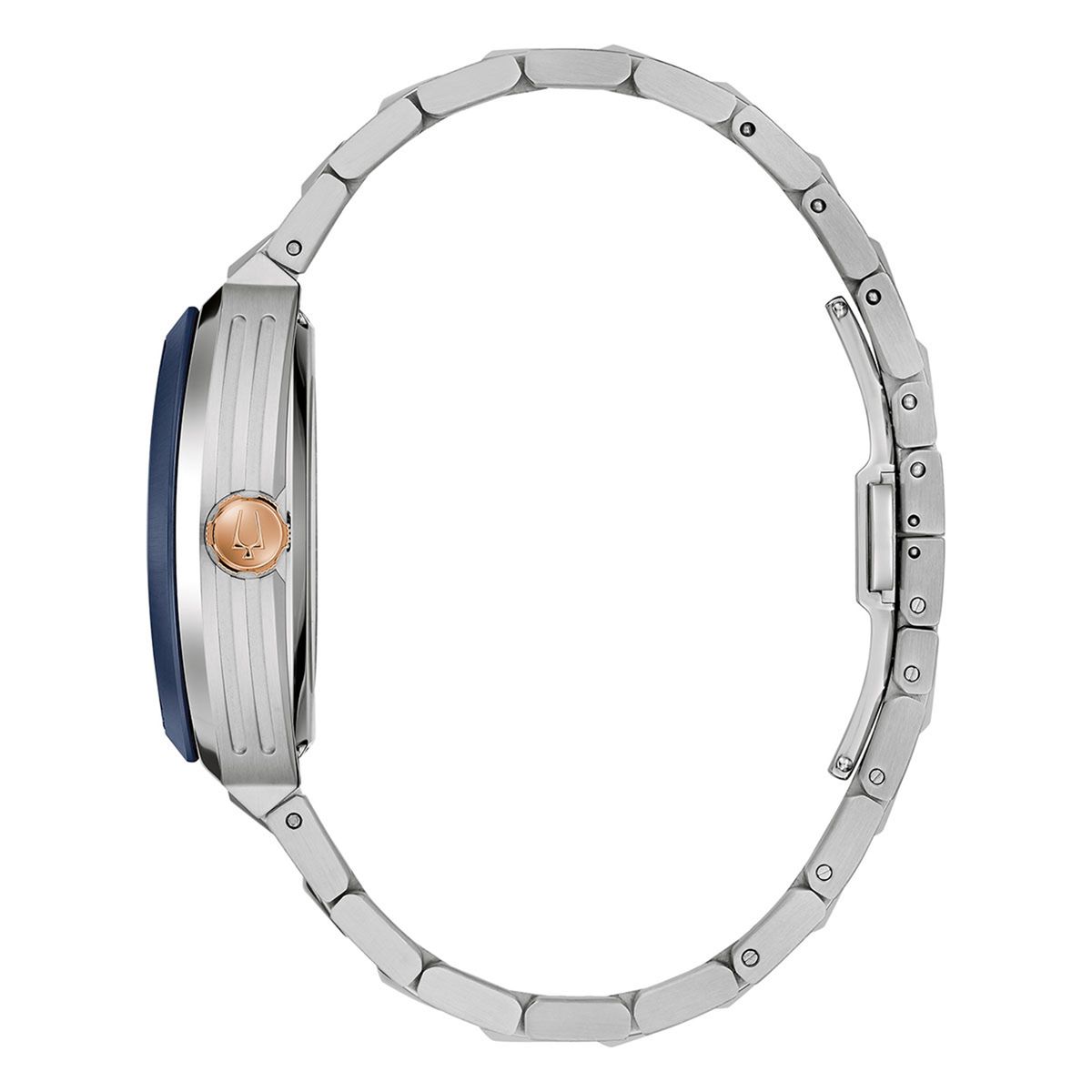 BULOVA - Reloj Bulova Hombre Automático Maquina. Reloj Acero Inoxidable Plateado 98A319