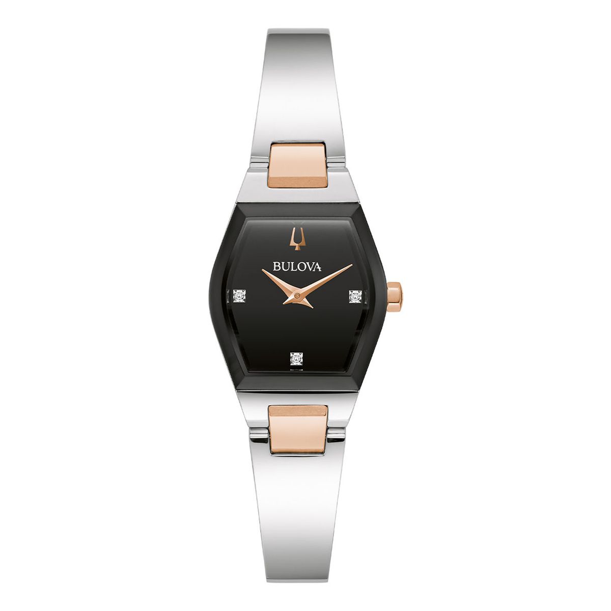 BULOVA - Reloj Bulova Mujer Gemini. Reloj Acero Inoxidable Plateado 98P216