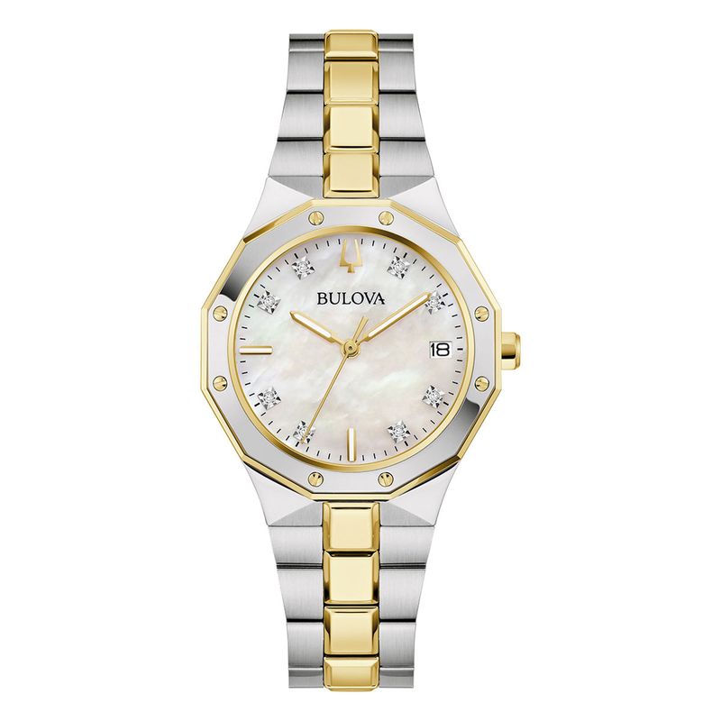 BULOVA - Reloj Bulova Mujer Prestige. Reloj Acero Inoxidable Plateado 98P234