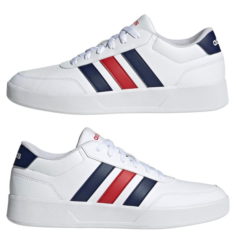 Tenis Adidas Moda Breaknet Hombre Blancos ADIDAS