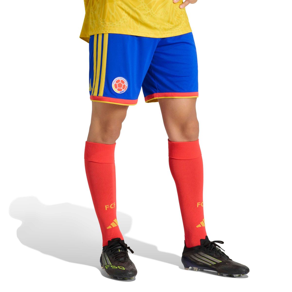ADIDAS - Pantaloneta de Fútbol Hombre Selección Colombia 