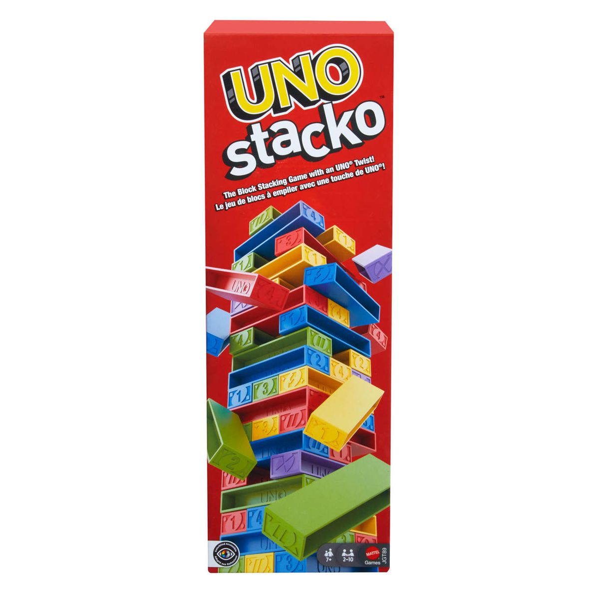  - Juguete didáctico Uno Juego de Mesa: Stacko Fresh