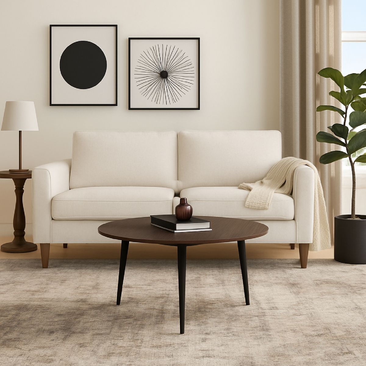 MICA - Mesa de Centro Atrio 40 x 80 x 80 cm