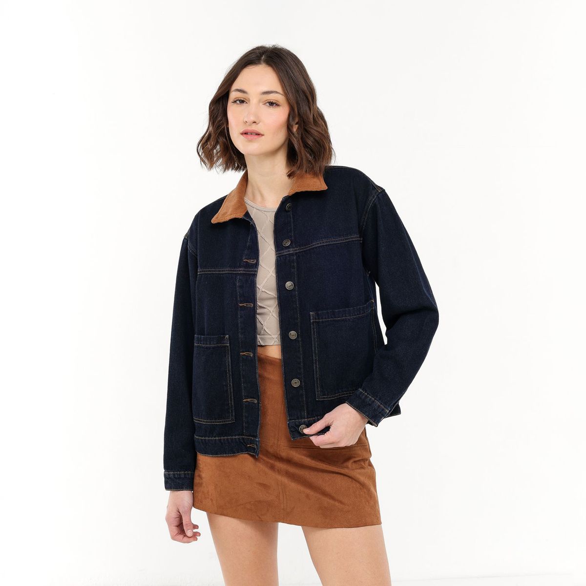 SYBILLA - Chaqueta Mujer de Algodón Sybilla