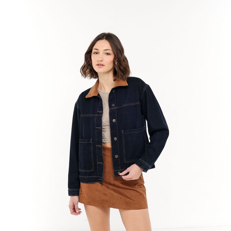 SYBILLA - Chaqueta Mujer de Algodón Sybilla