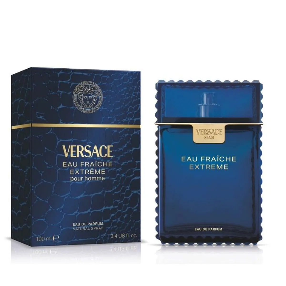 VERSACE - Perfume Hombre Versace Fraiche Extreme 100 ml Eau de parfum 