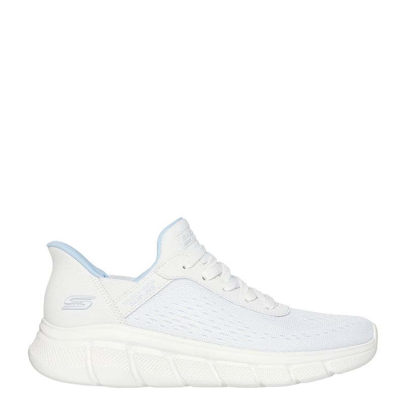 SKECHERS - Tenis Skechers Slip Ins Moda Bobs B Flex Jewel Mujer Blancos