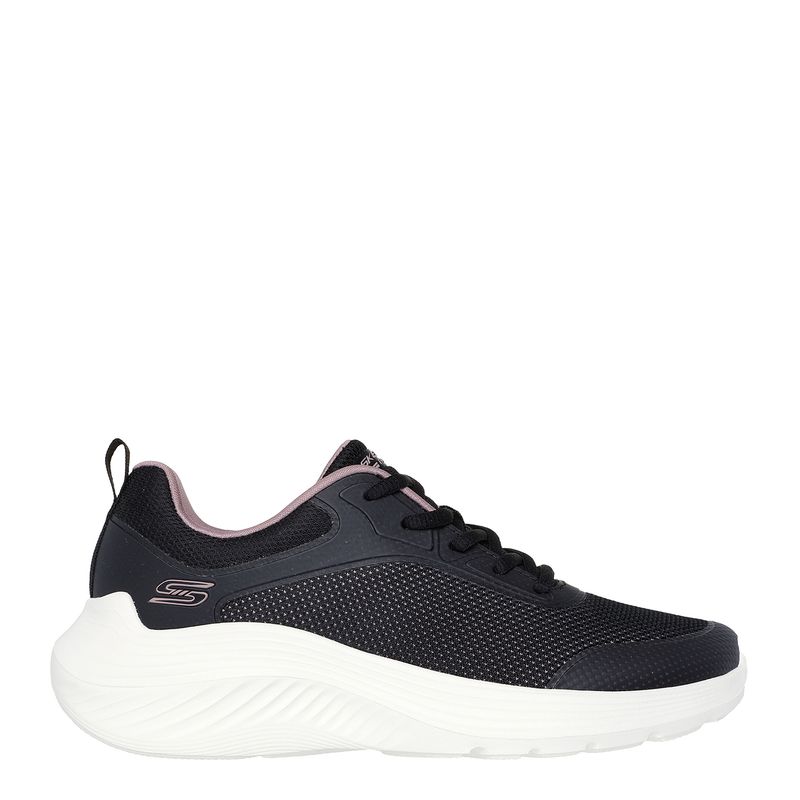 SKECHERS - Tenis Skechers Moda Bobs Squad Waves Open Water Mujer Negros