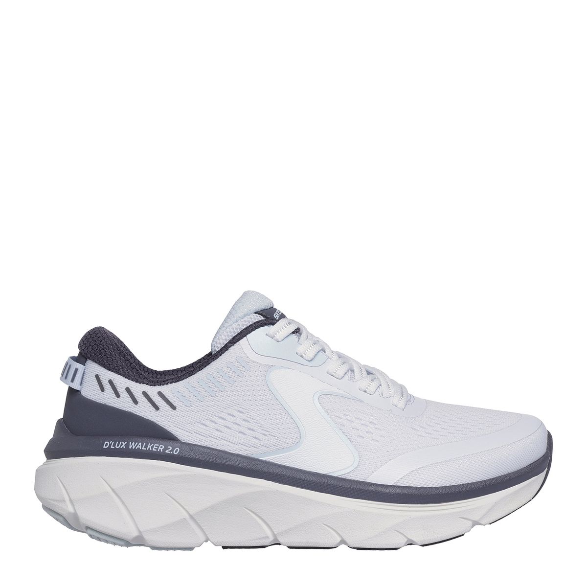 SKECHERS - Tenis Skechers Moda Dlux Walker 2.0 Active Pace Mujer Blancos