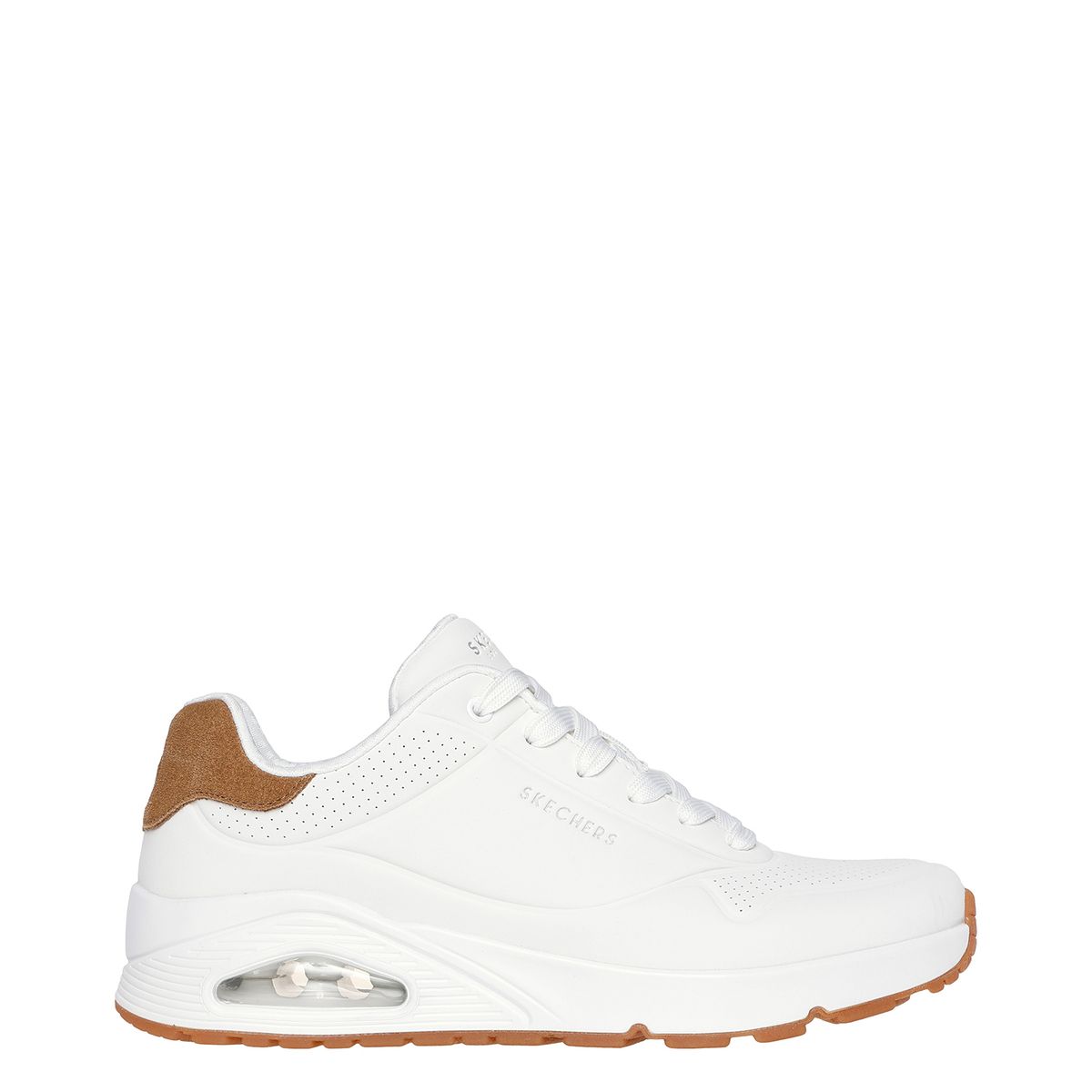 SKECHERS - Tenis Skechers Moda Uno Suited On Air Hombre Blancos