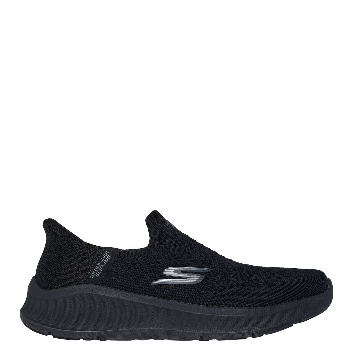 SKECHERS - Tenis Skechers Slip Ins Moda Go Walk Now Sauntered Hombre Negros
