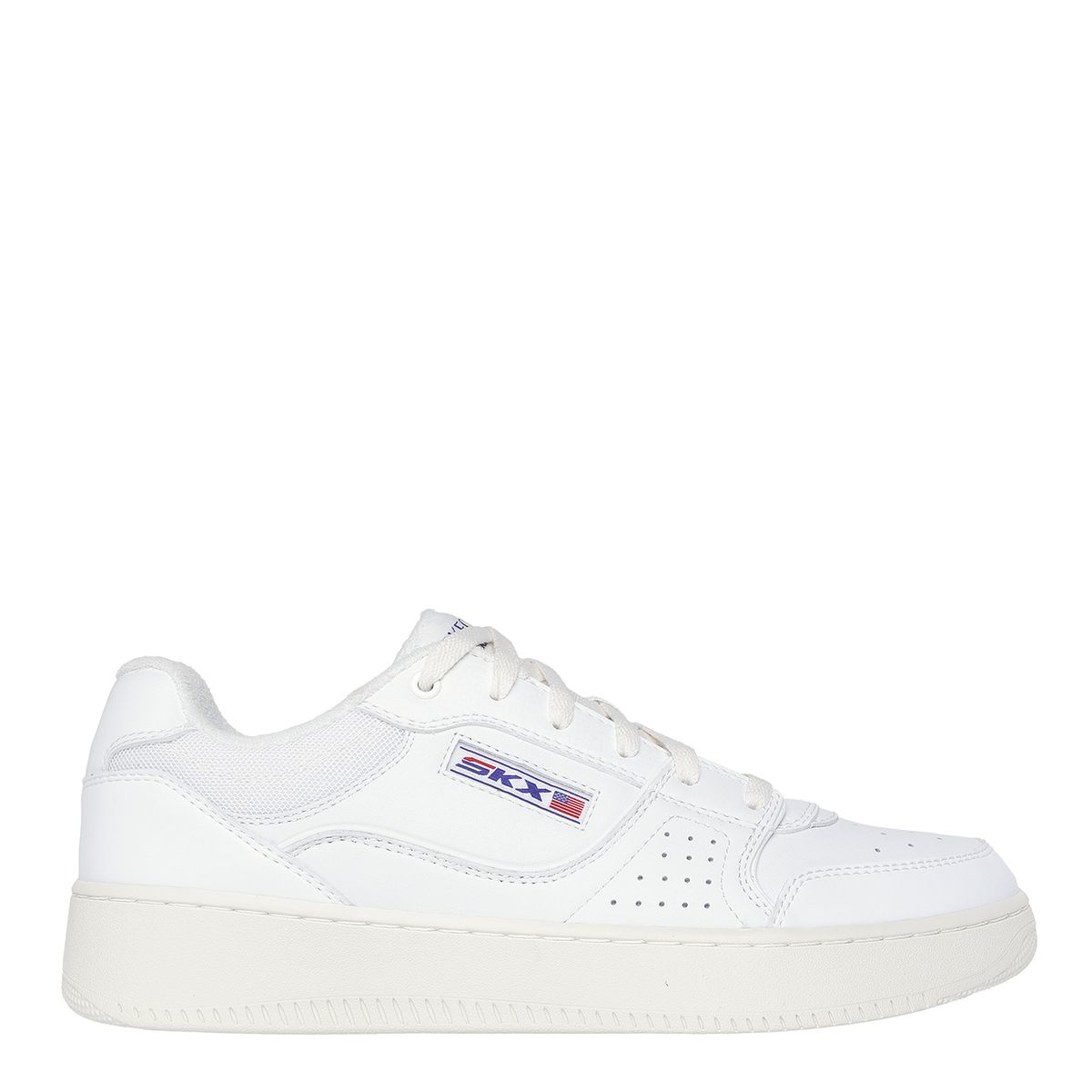 SKECHERS - Tenis Skechers Moda Sport Court 2.0 Hombre Blancos