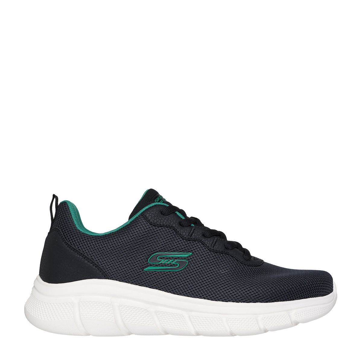 SKECHERS - Tenis Skechers Moda Bobs B Flex Icy Edge Hombre Negros