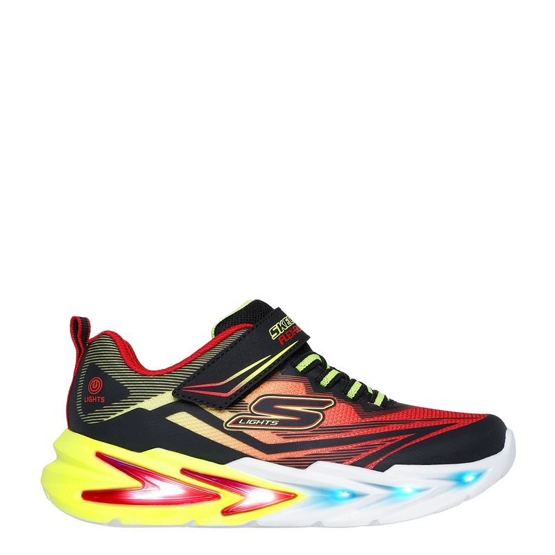 SKECHERS - Tenis con luces Skechers Flex-Glow Ultra Niño  con Velcro