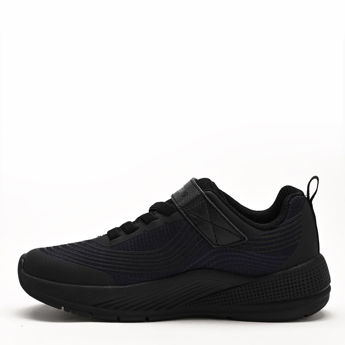 SKECHERS - Tenis moda Skechers Microspec Advance Niño con Velcro Negros