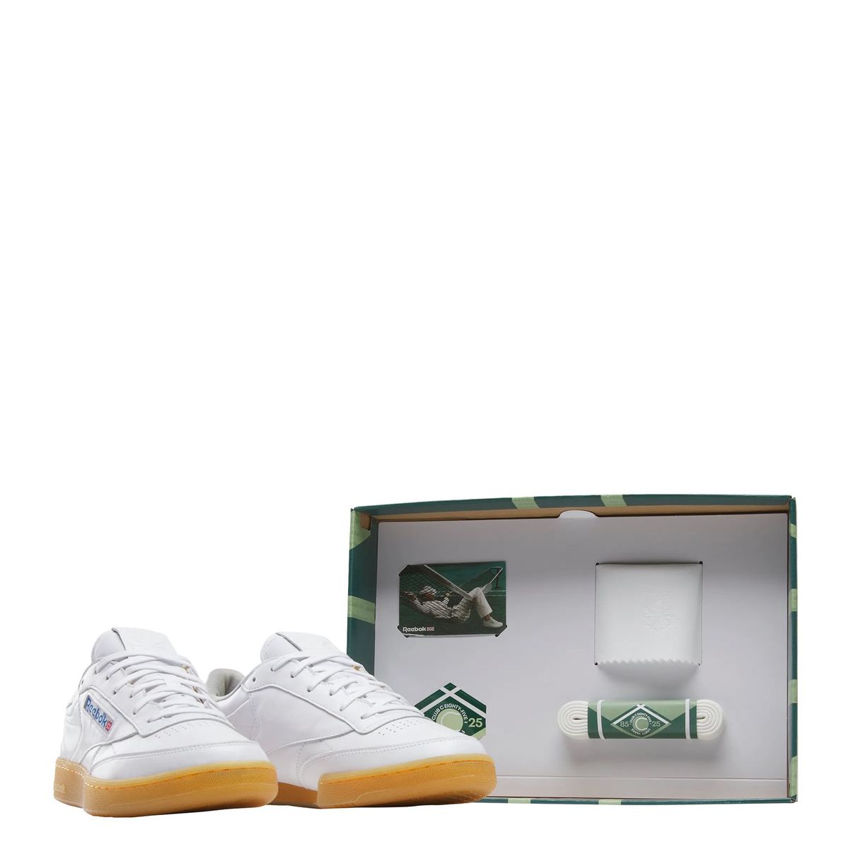 REEBOK - Tenis Reebok Moda Club C 85 Vintage Hombre Blancos