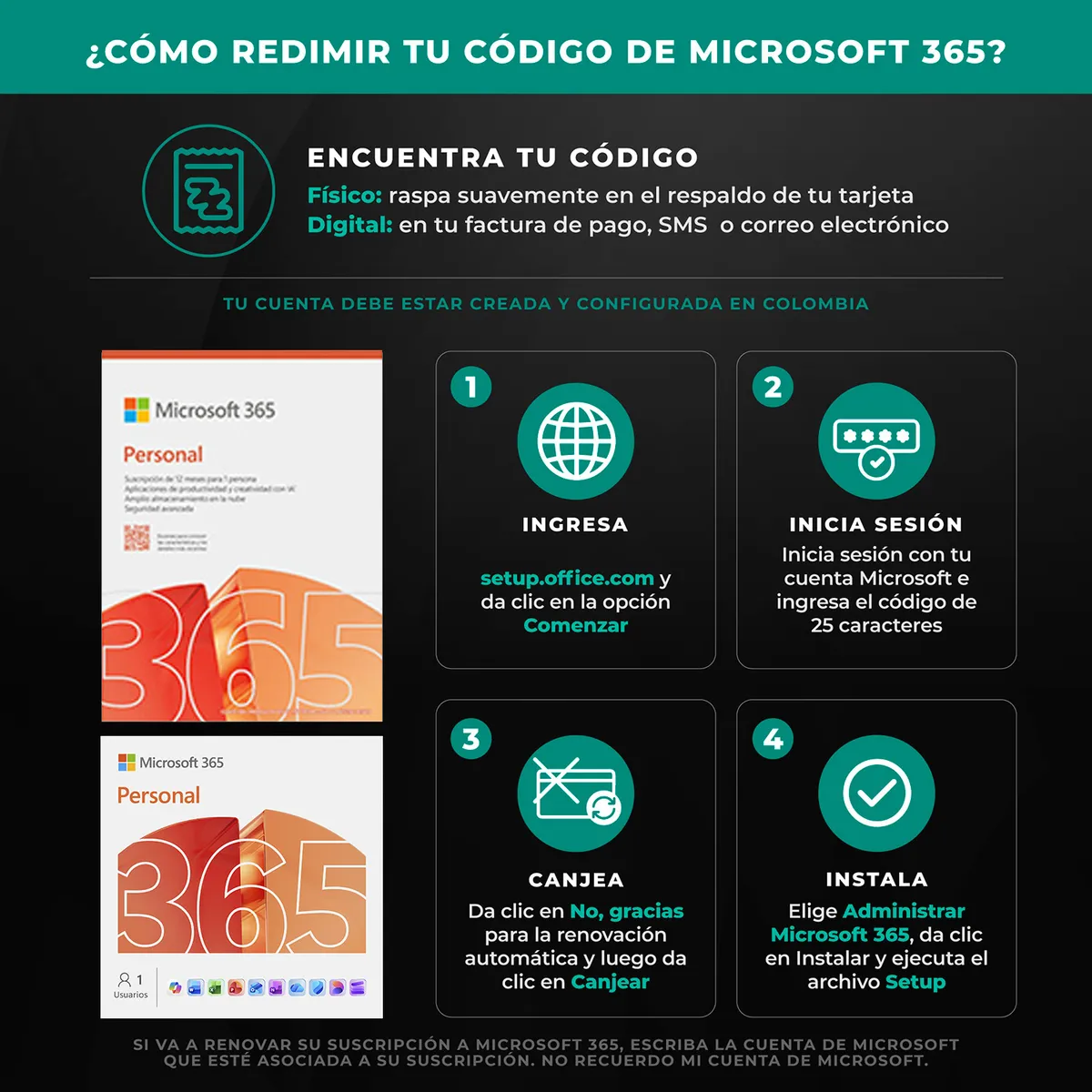  - Microsoft Office 365 Personal 12 Meses