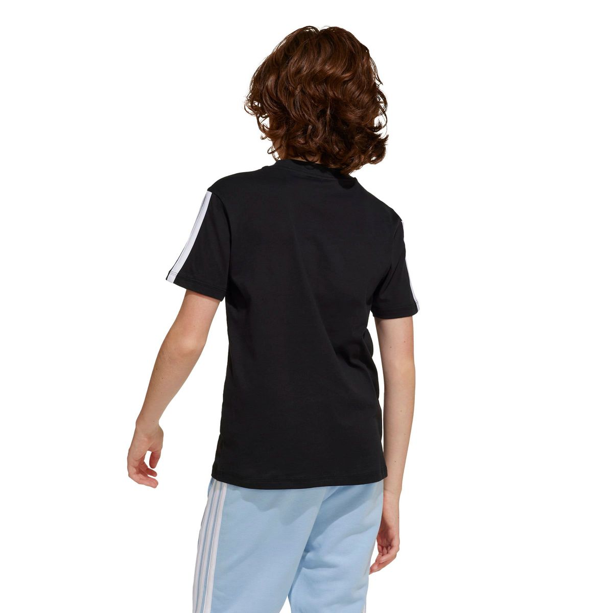 ADIDAS - Camiseta deportiva Unisex infantil con Logo Manga corta de Algodón Adidas
