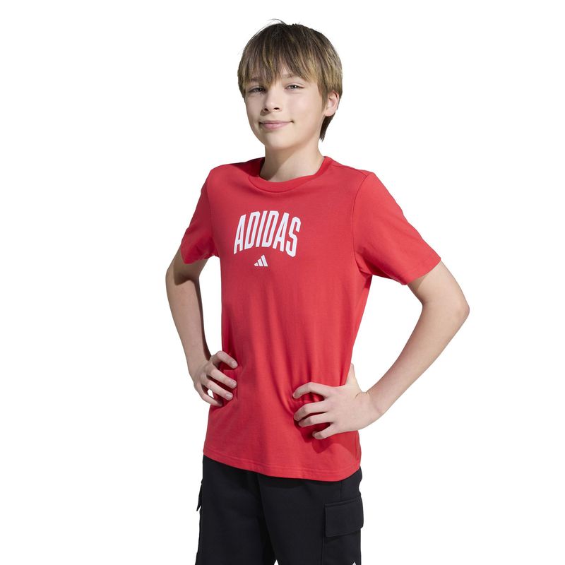 ADIDAS - Camiseta Unisex infantil Manga corta de Algodón Adidas