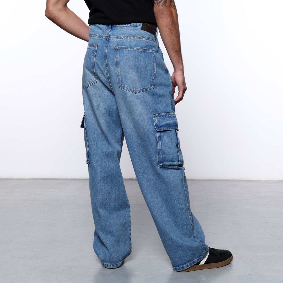 DENIMLAB - Jean Cargo Hombre Recto Denimlab