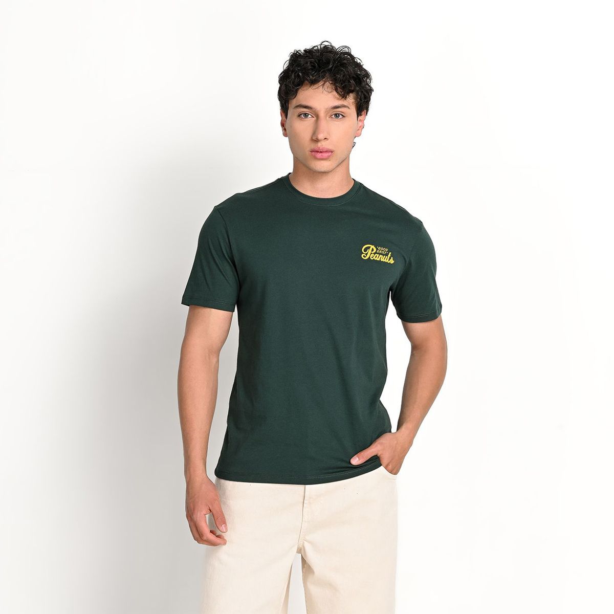 ECKO - Camiseta Hombre Manga corta con Estampado de Algodón Bearcliff