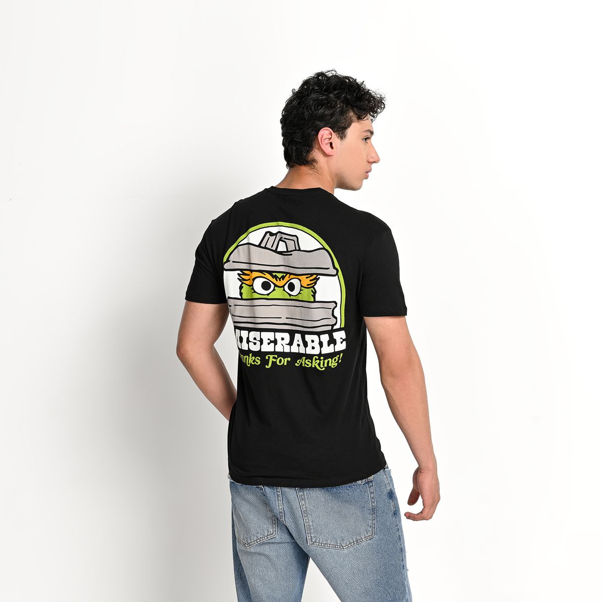 BEARCLIFF - Camiseta Hombre Manga corta con Estampado de Algodón Bearcliff