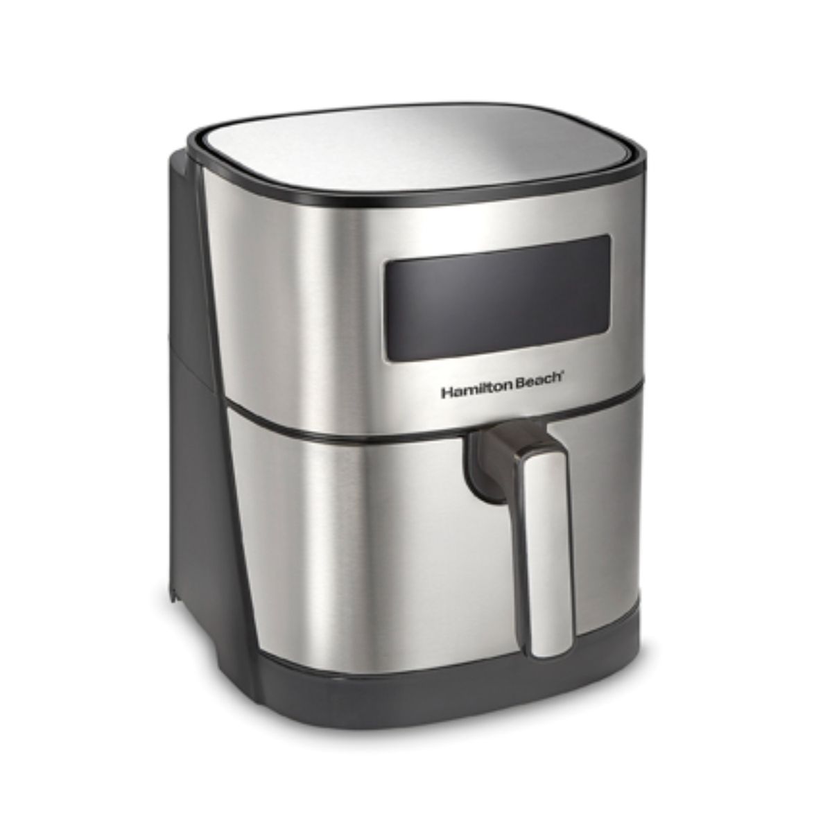 HAMILTON BEACH - Freidora de aire Hamilton Beach digital elegante acero inoxidable, capacidad de 5,5 lt