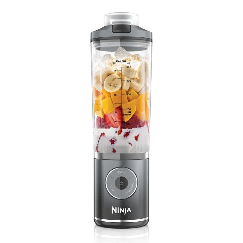 NINJA - Licuadora personal Ninja Blast Max | 3 programas para hielo, licuar y smoothies | BC251NV 