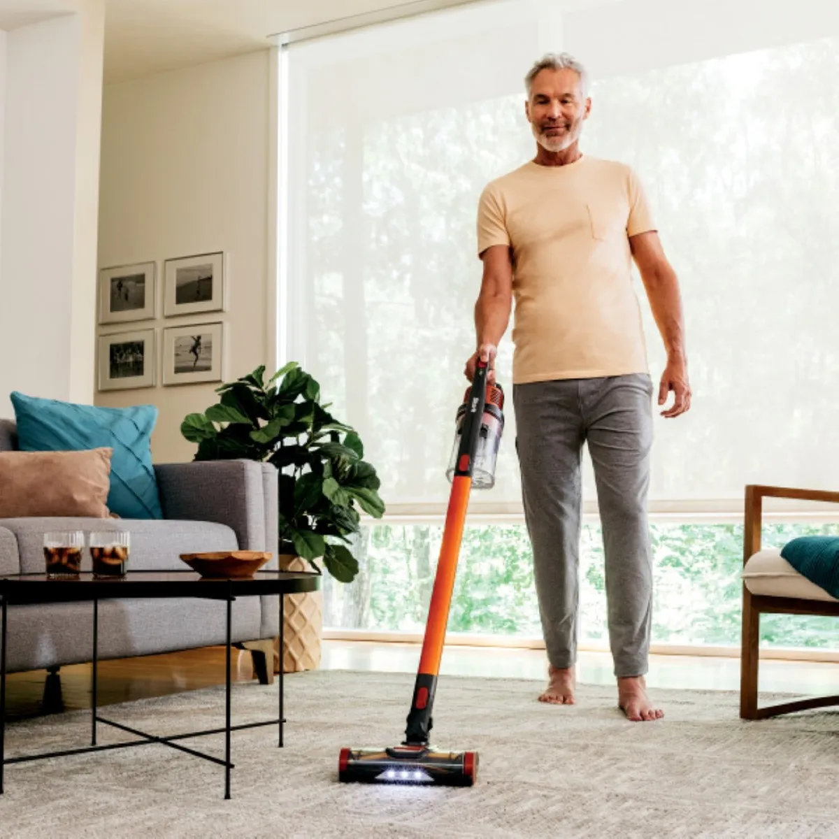 SHARK - Aspiradora barredora vertical inalámbrica Pet Pro SHARK IZ142LAA 