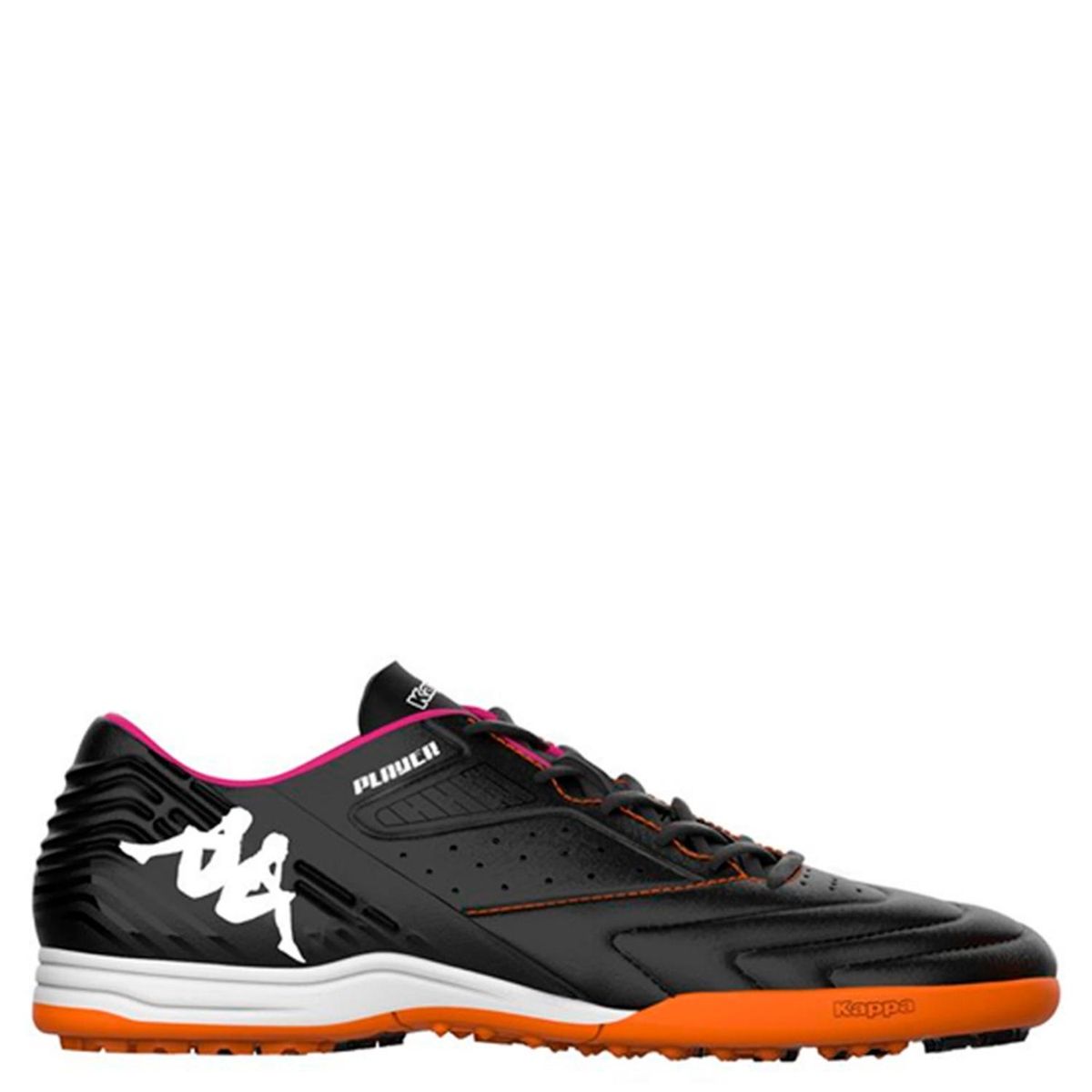 KAPPA - Guayos para cancha sintética Kappa Hombre Player Mid TG Negros