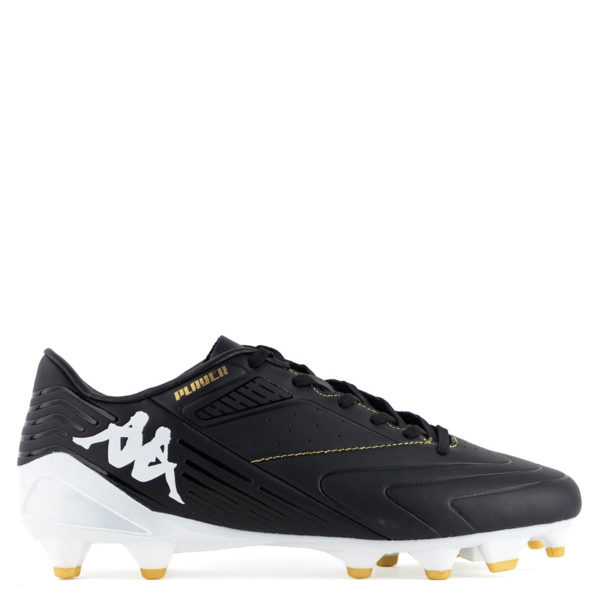 KAPPA - Guayos para terreno firme Kappa Hombre Player Mid FG Negros