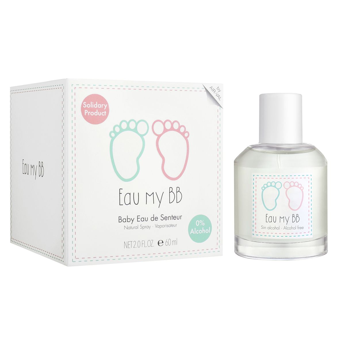  - Perfume Unisex niños Air Val My Bb Caja 60 ml Eds 