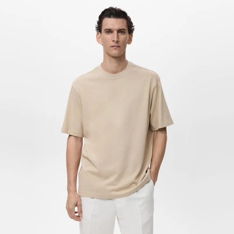 MANGO - Camiseta Hombre Manga corta Mango