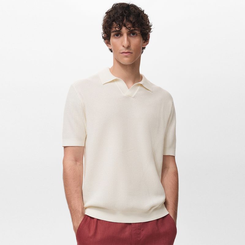 MANGO - Camiseta polo Hombre Manga corta Mango