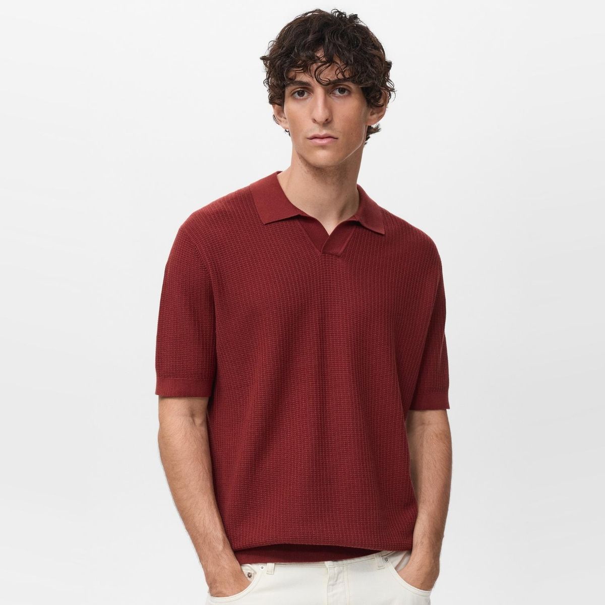 MANGO - Camiseta polo Hombre Manga corta Mango
