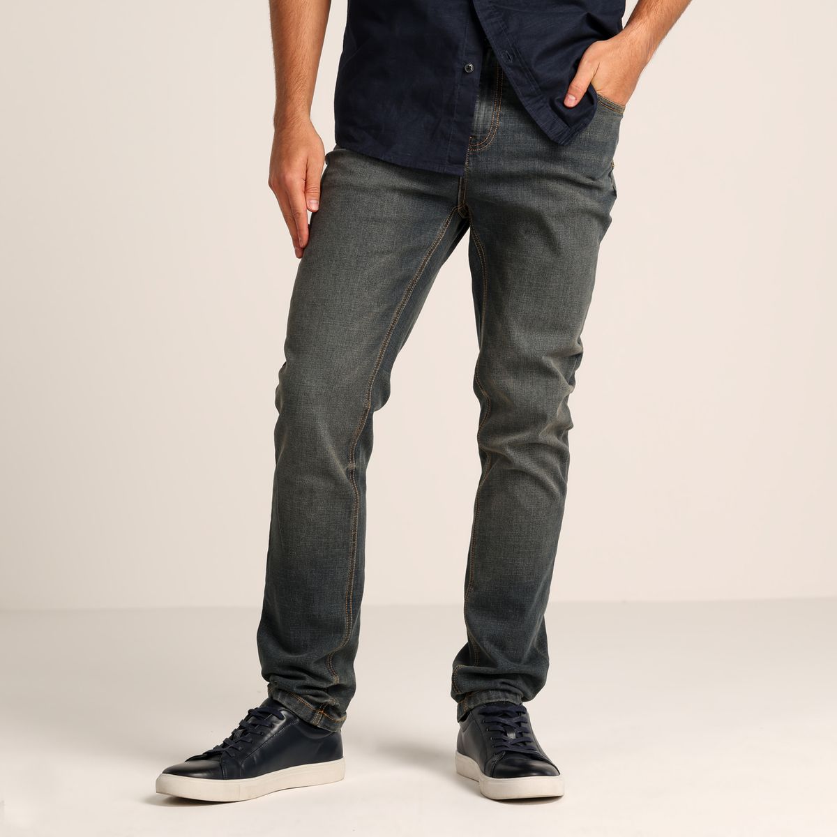 MOSSIMO - Jean 5 Bolsillos Hombre Skinny Mossimo