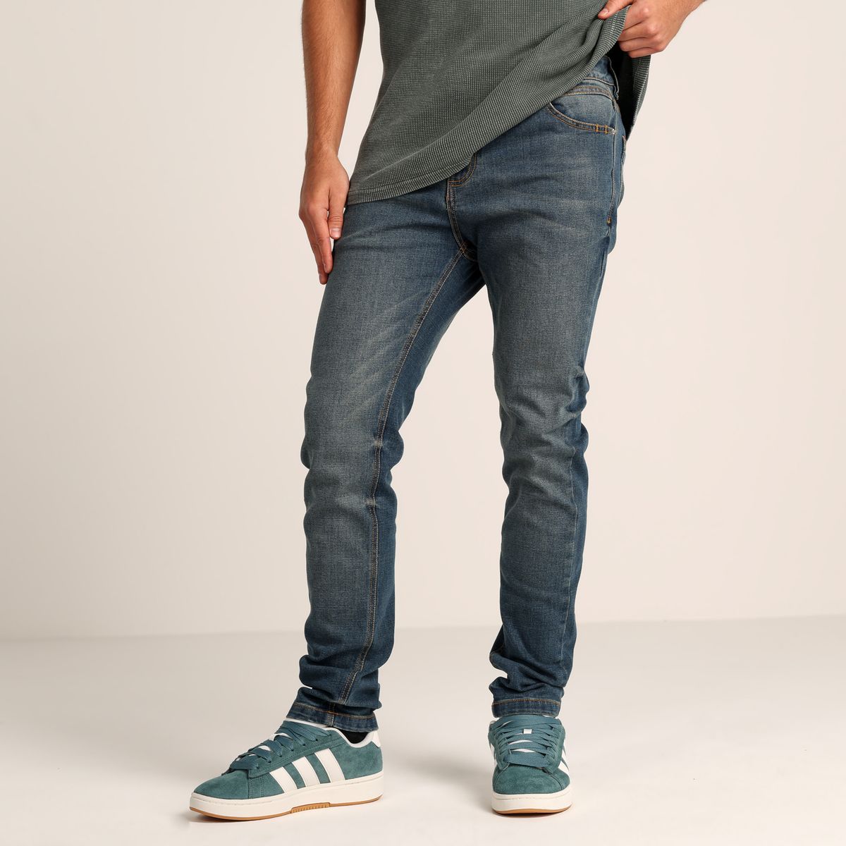 MOSSIMO - Jean 5 Bolsillos Hombre Skinny Mossimo