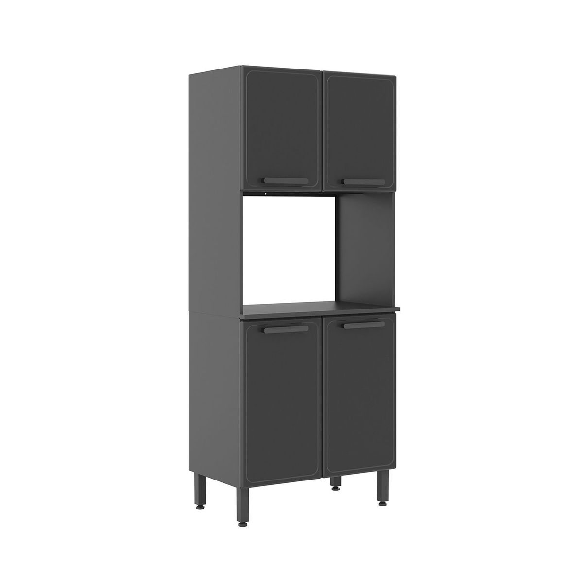 BERTOLINI - Mueble Auxiliar de Cocina Moderna Estilo en Acero  191 x 48 cm Bertolini 