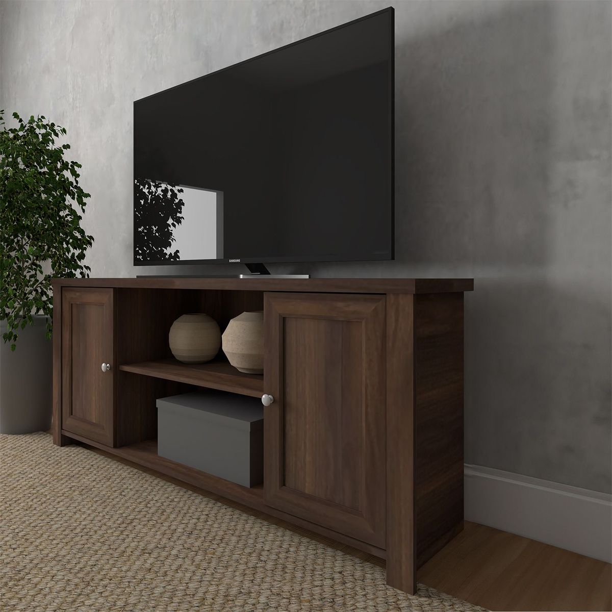 BERTOLINI - Mueble de Televisión Moderno de 150 x 65 x 38 cm para Televisores de Hasta 65 Pulgadas Bertolini.