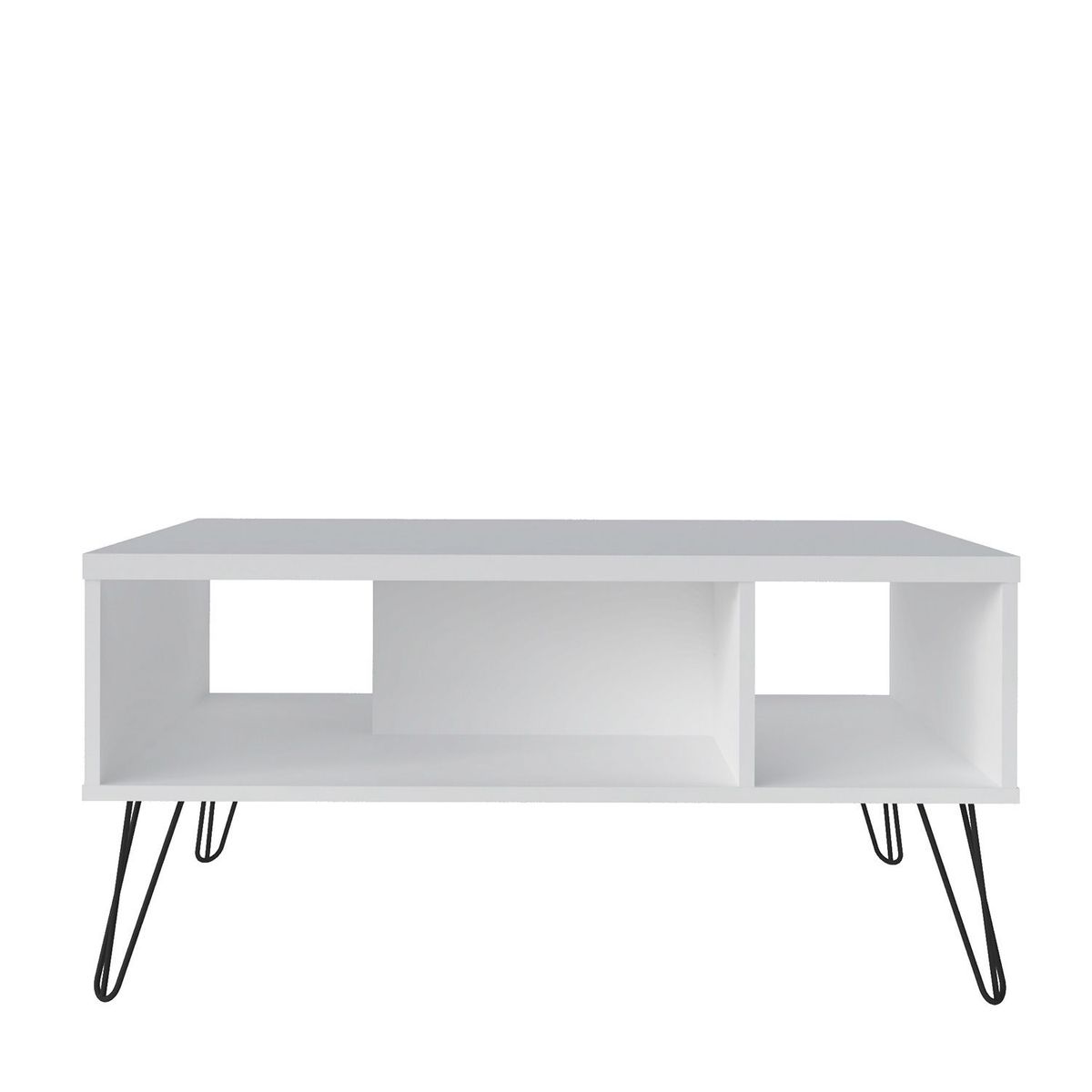 BERTOLINI - Mesa de Centro Moderna Forma Rectangular en Aglomerado MDP 46 x 91 x 59 cm Bertolini 