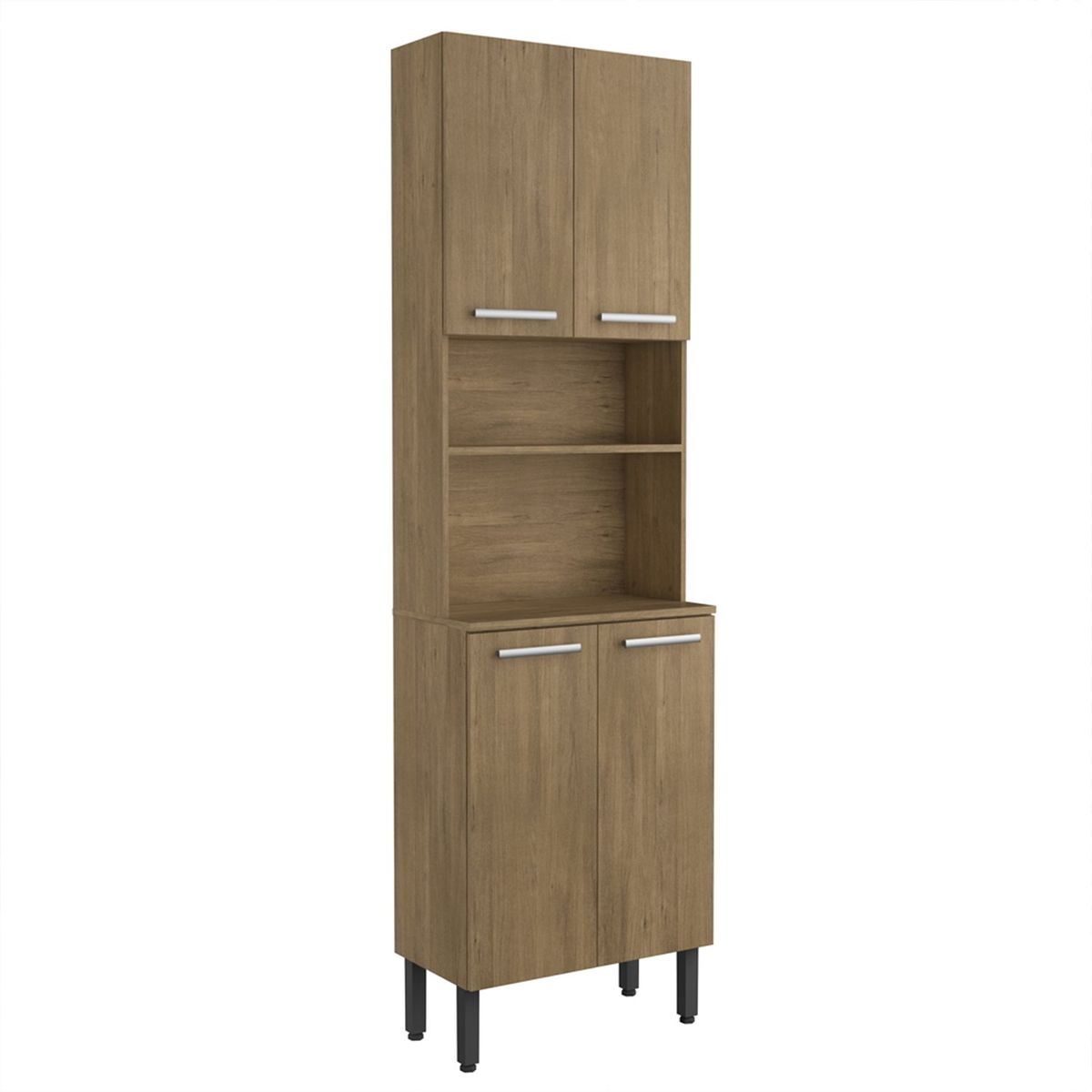 BERTOLINI - Alacena Despensa De 70 cm Con Mesón En MDP