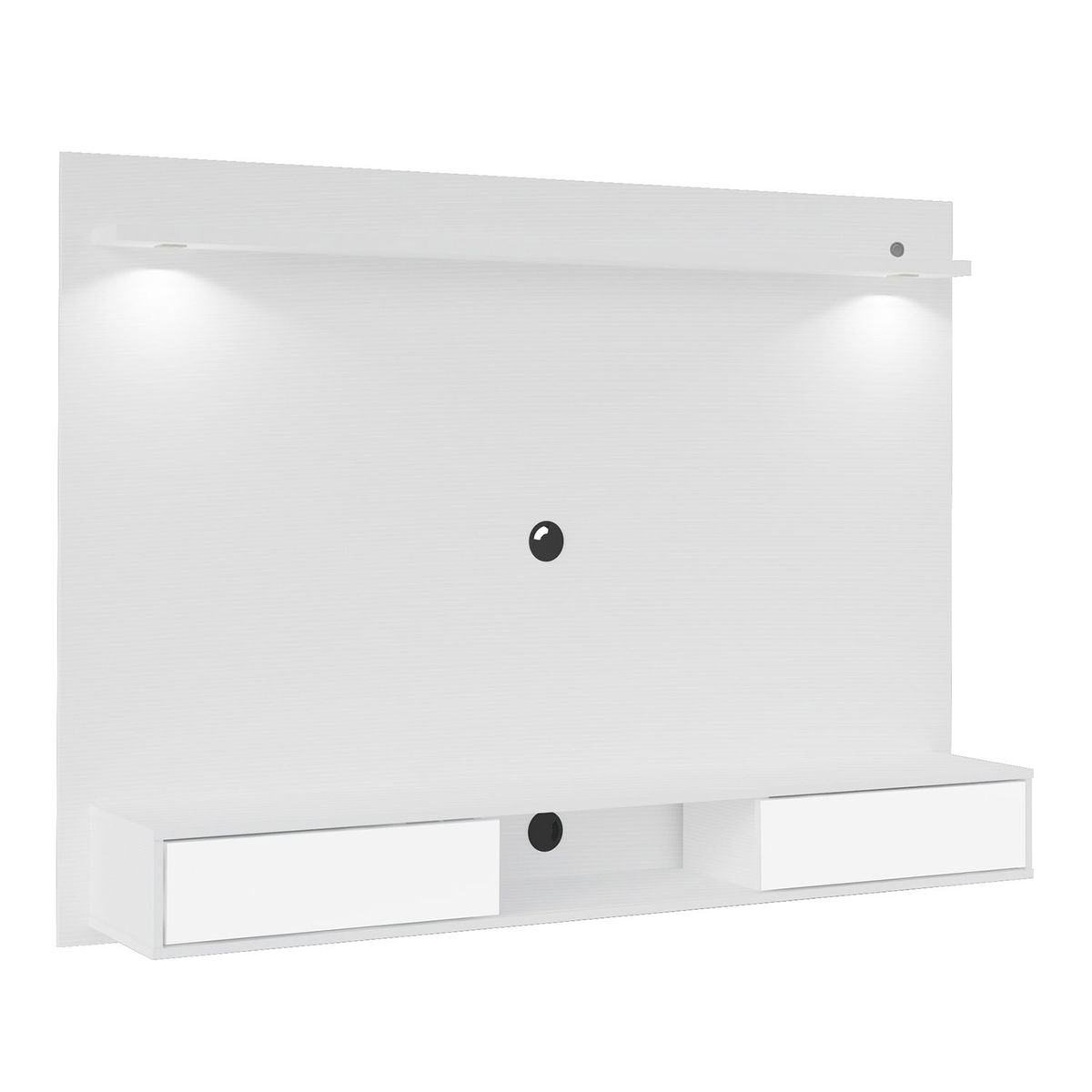 BERTOLINI - Panel de TV para Televisor de Hasta 55 Pulgadas Platinum con Luces Led 180 x 124.5 x 34 cm Bertolini