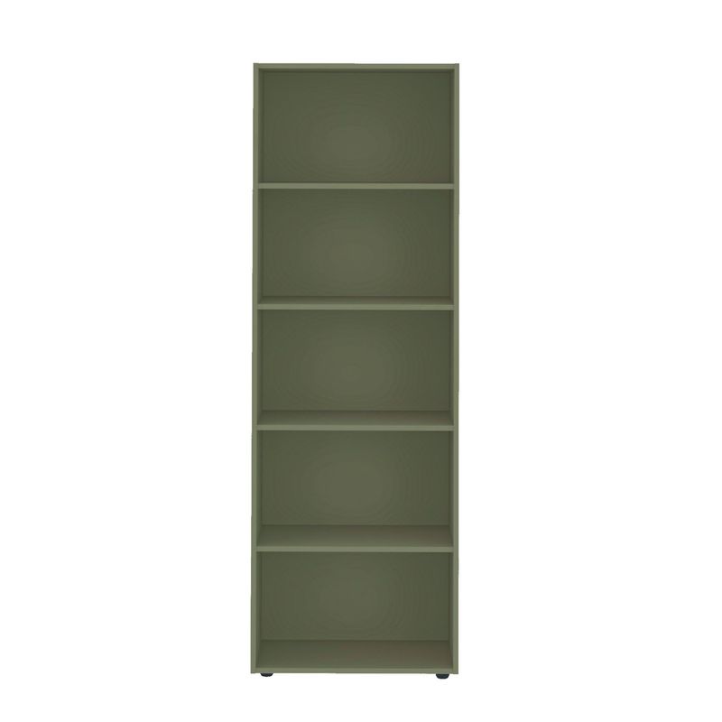 BERTOLINI - Biblioteca Estantería Librero en MDP 60cm 5 estantes Color Menta