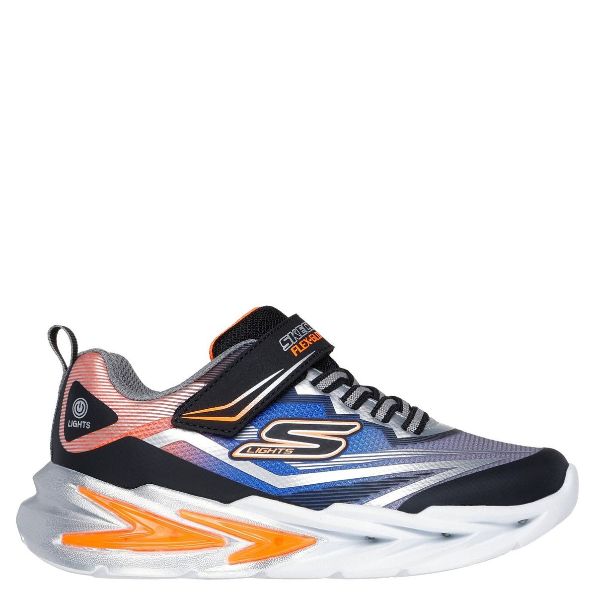 SKECHERS - Tenis con luces Skechers Flex Glow Ultra Niño con Velcro