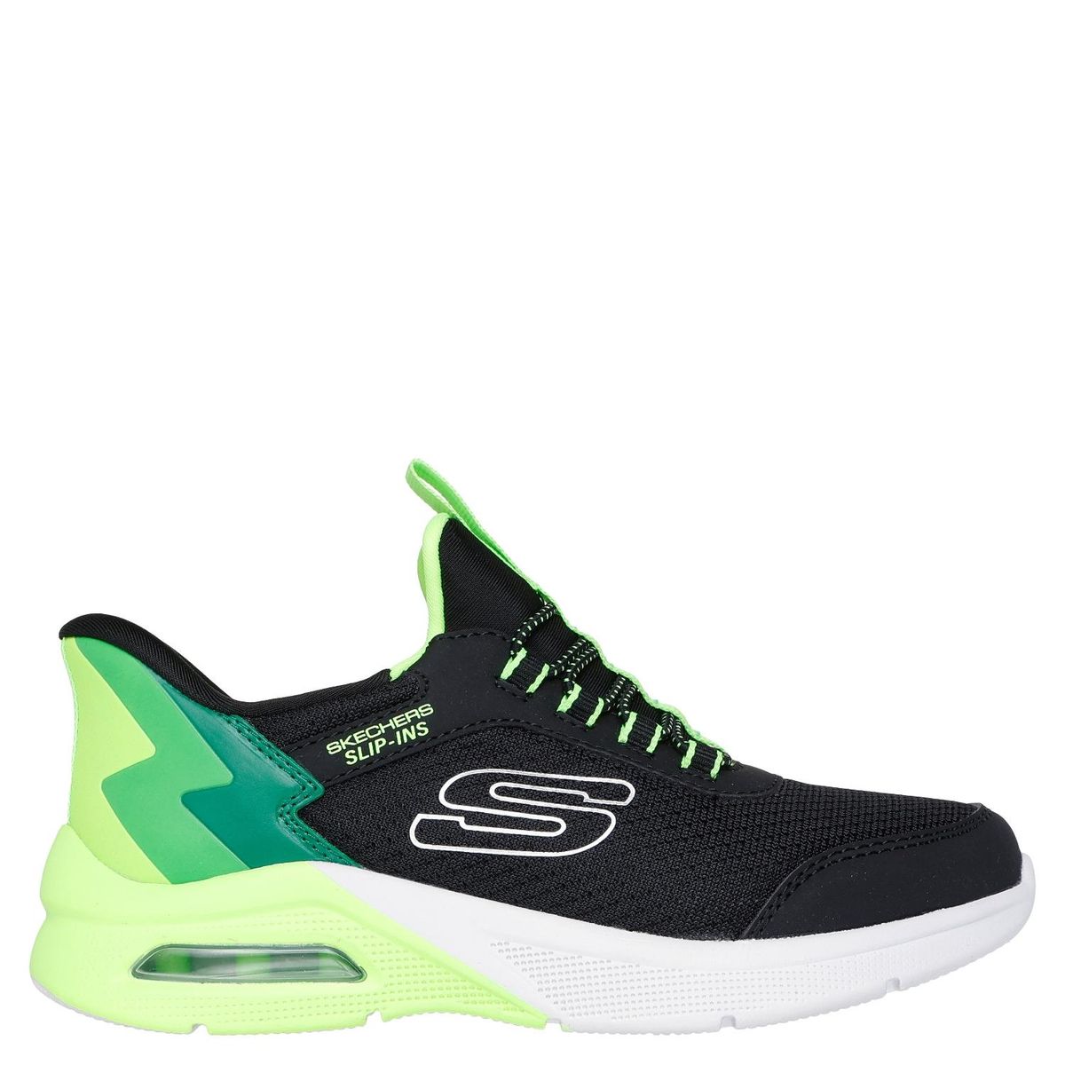 SKECHERS - Tenis moda Skechers Microspec Max Brisk Niño Negros