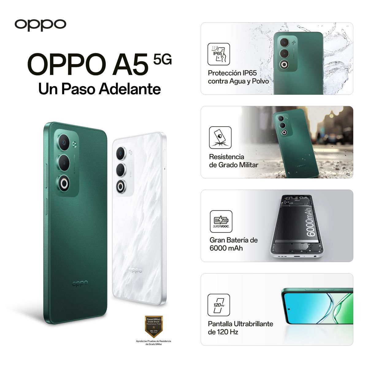 OPPO - Celular OPPO A5 5G | RAM 8 GB| 256 GB