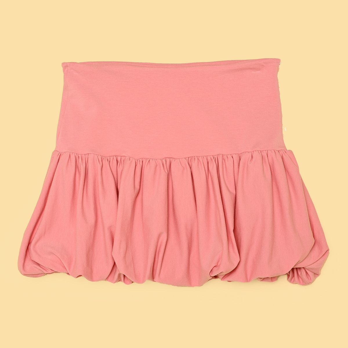 ELV - Falda para Niña Cintura elásticada de Algodón Elv