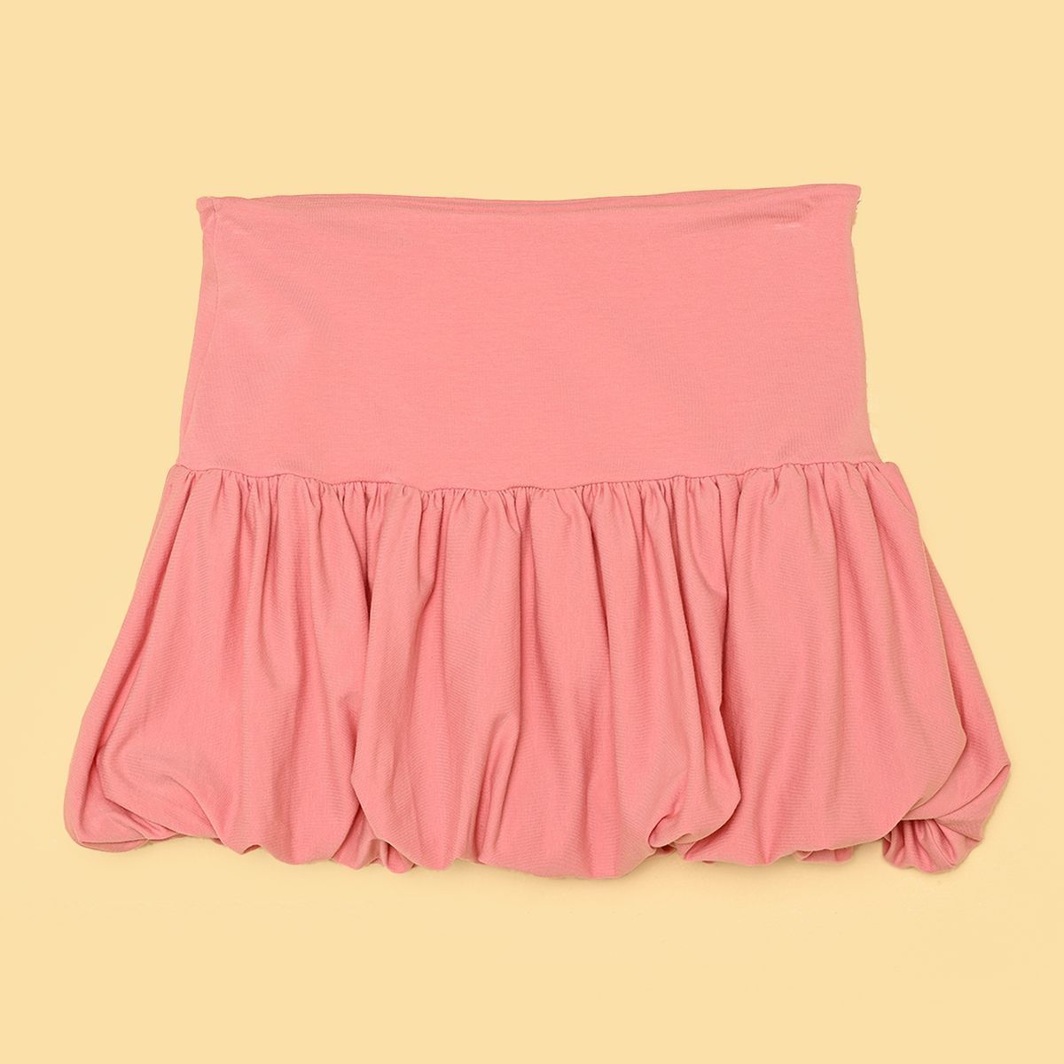 ELV - Falda para Niña Cintura elásticada de Algodón Elv