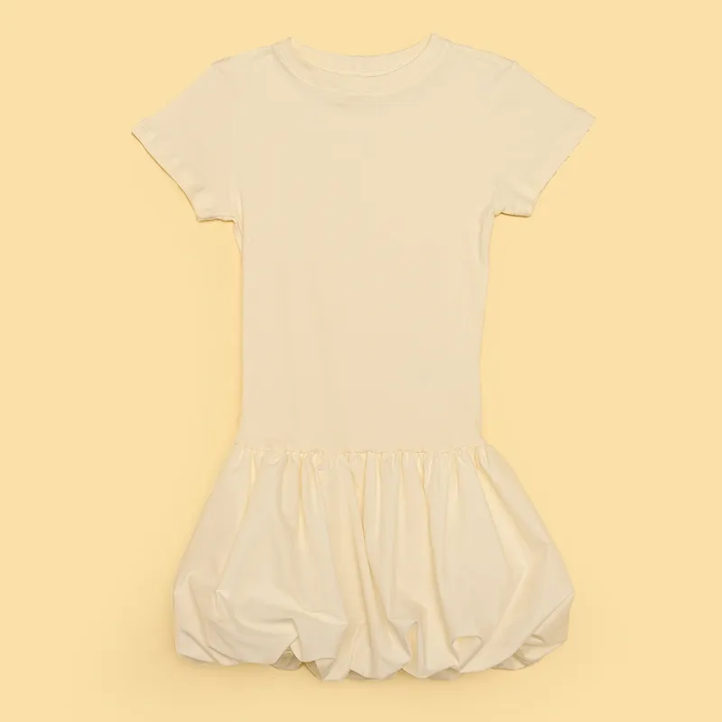 ELV - Vestido para Niña Manga corta Elv
